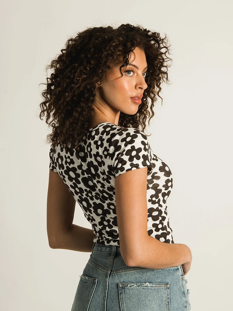 HARLOW CARA PRINT BUTTON-UP - CLEARANCE