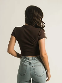 HARLOW NAOMI NOTCH POLO