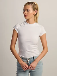 T-SHIRT RAGLAN ESSENTIEL HARLOW - BLANC
