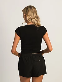 T-SHIRT BB HARLOW ESSENTIAL RIBBED