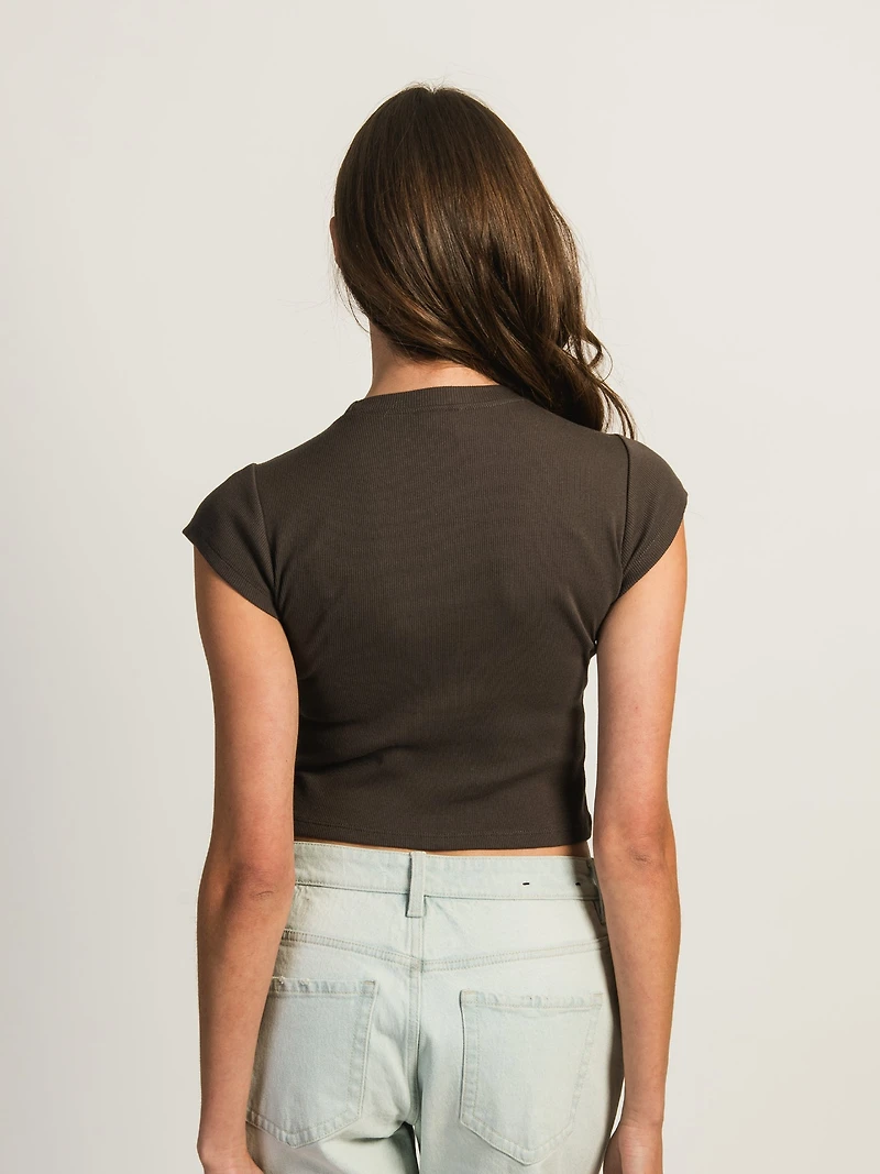 HARLOW ESSENTIAL RIBBED BABY TEE