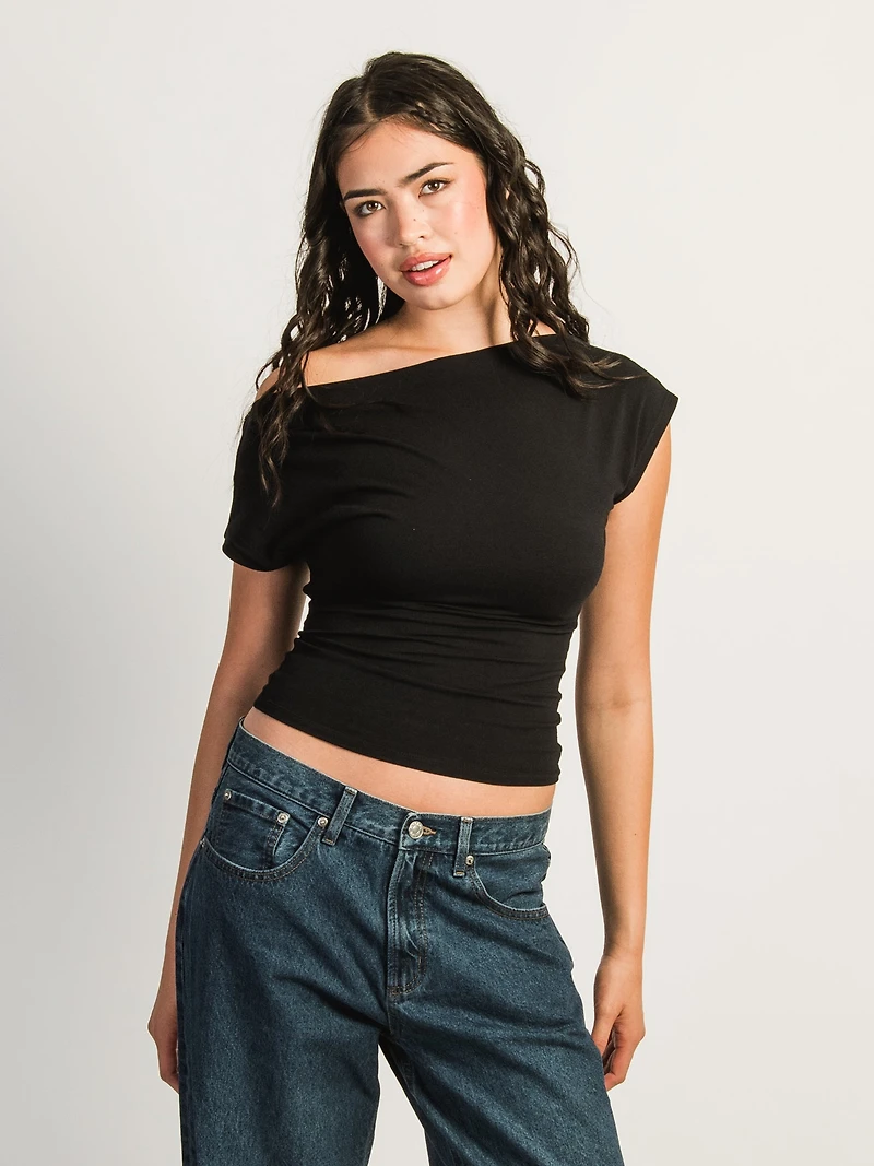 TEE-SHIRT HARLOW SLOANE - NOIR