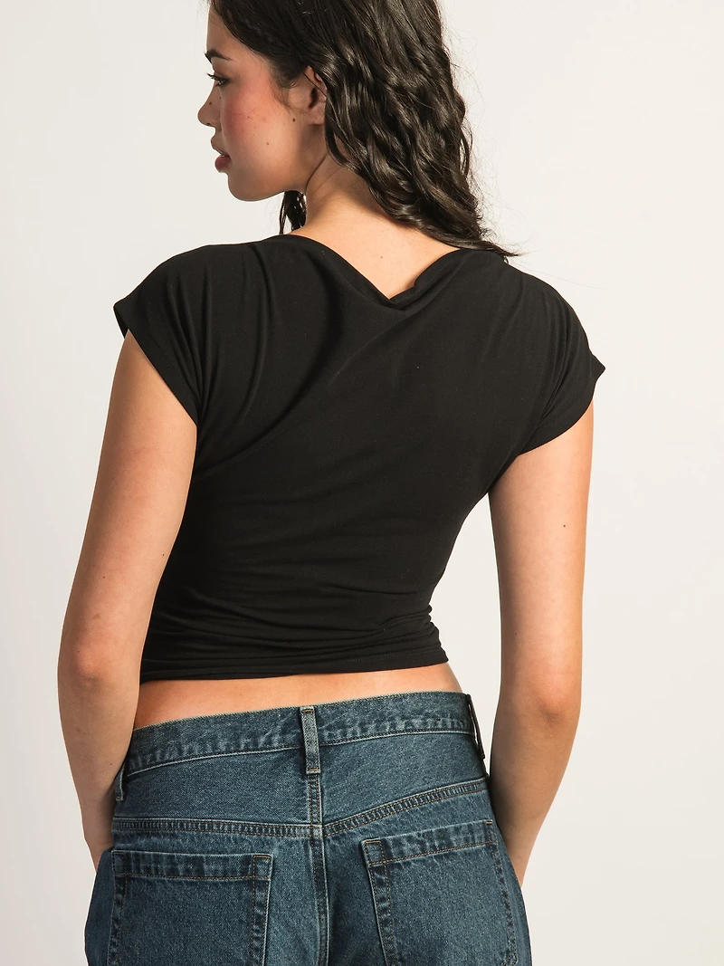 TEE-SHIRT HARLOW SLOANE - NOIR