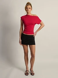 HARLOW SLOANE TEE - RUBY