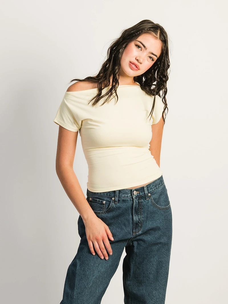 T-SHIRT HARLOW SLOANE – JAUNE