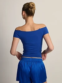 TEE-SHIRT HARLOW CLAIRE - COBALT