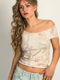 HARLOW CLAIRE TEE - CAMO