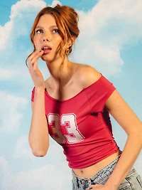 HARLOW CLAIRE PRINT TEE - 33