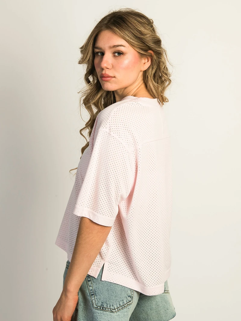 HARLOW PINNY TEE - BABY PINK
