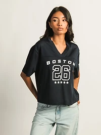 HARLOW PINNY TEE - NAVY
