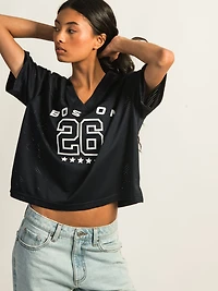 HARLOW PINNY TEE - NAVY