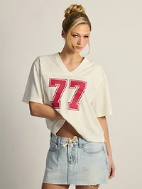 HARLOW PINNY TEE - OFF WHITE