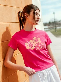 HARLOW BRENNA TEE - HIBISCUS