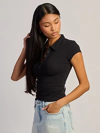 HARLOW SAWYER POLO - NOIR