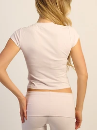 HARLOW GIA TEE - BABY PINK