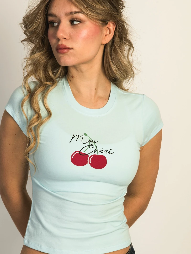 HARLOW KATIE TEE - CRYSTAL BLUE
