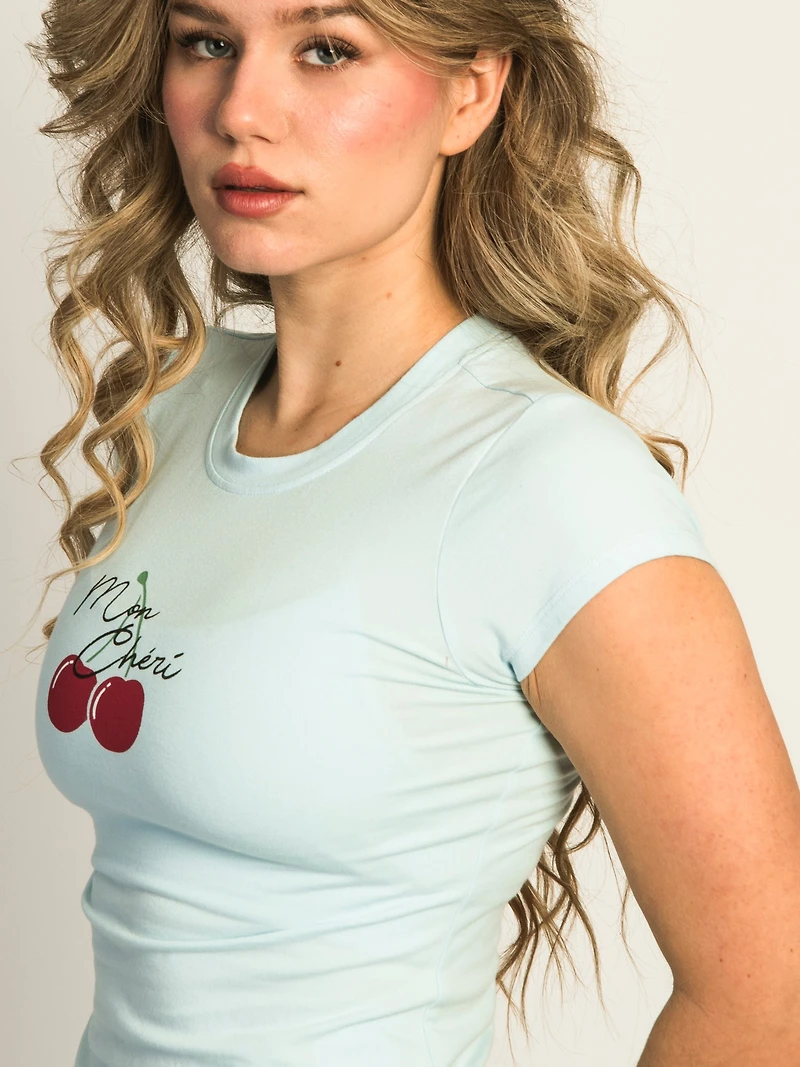 HARLOW KATIE TEE - CRYSTAL BLUE