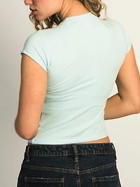 HARLOW KATIE TEE - CRYSTAL BLUE