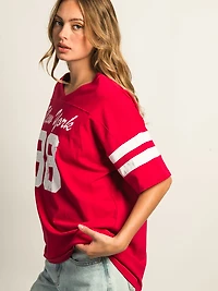 HARLOW BRADY TEE - PORT