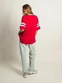 HARLOW BRADY TEE - PORT