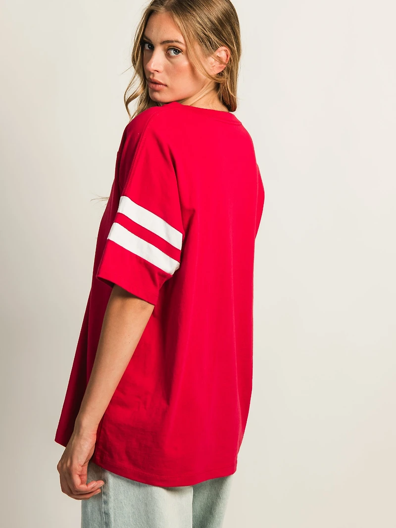 HARLOW BRADY TEE - PORT