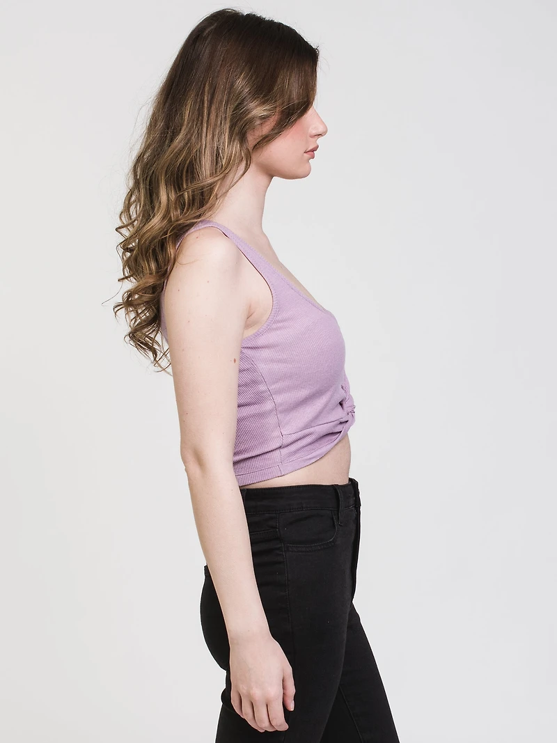 DÉBARDEUR CÔTELÉ TWIST EVERLY POUR FEMMES