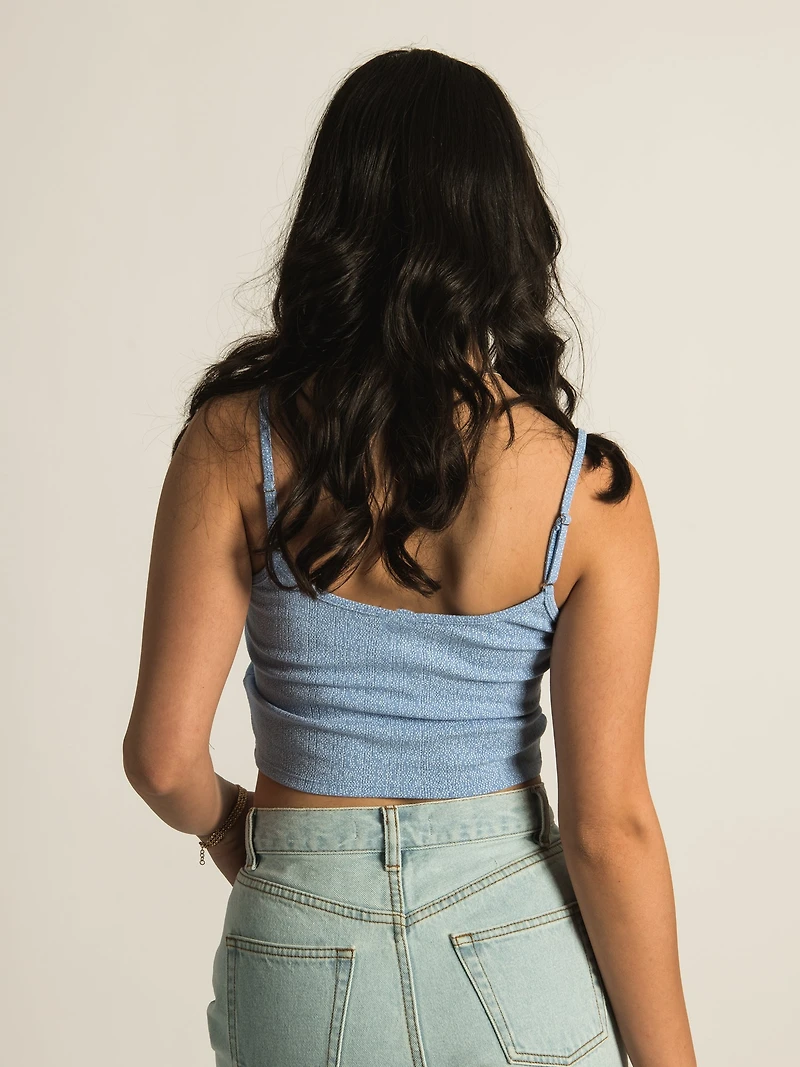 HARLOW KIKI POINTELLE DITSY TANK TOP - CLEARANCE