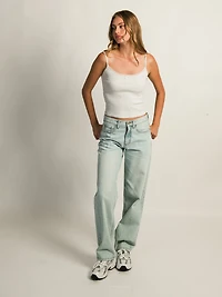 HARLOW MALLORY MELANGE TANK TOP - CLOUD