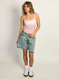 HARLOW LACEY TANK TOP - CHERRY BLOSSOM