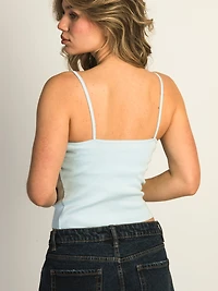 HARLOW ISLA TANK TOP - SOFT BLUE