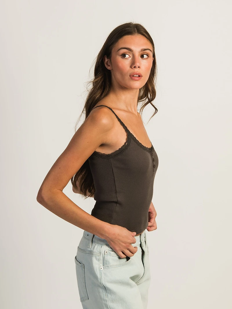 HARLOW HANNAH TANK - CHARCOAL
