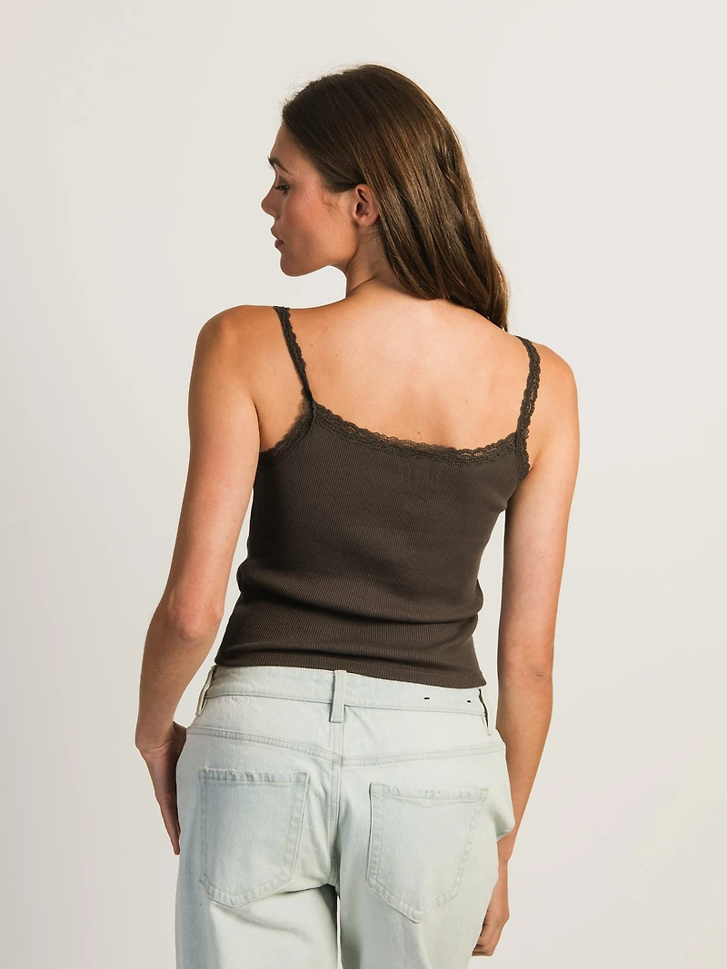 HARLOW HANNAH TANK - CHARCOAL