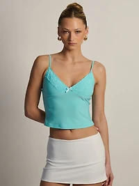 HARLOW TYLA TANK - AQUA