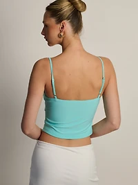 HARLOW TYLA TANK - AQUA