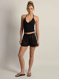 HARLOW TORI HALTER TOP - BLACK