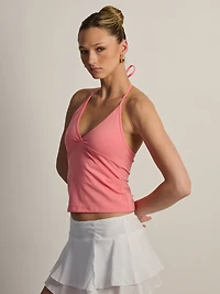 HARLOW TORI HALTER TOP - PRINT