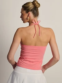 HARLOW TORI HALTER TOP - PRINT