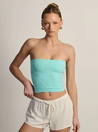 HARLOW SIENNA TUBE TOP - AQUA
