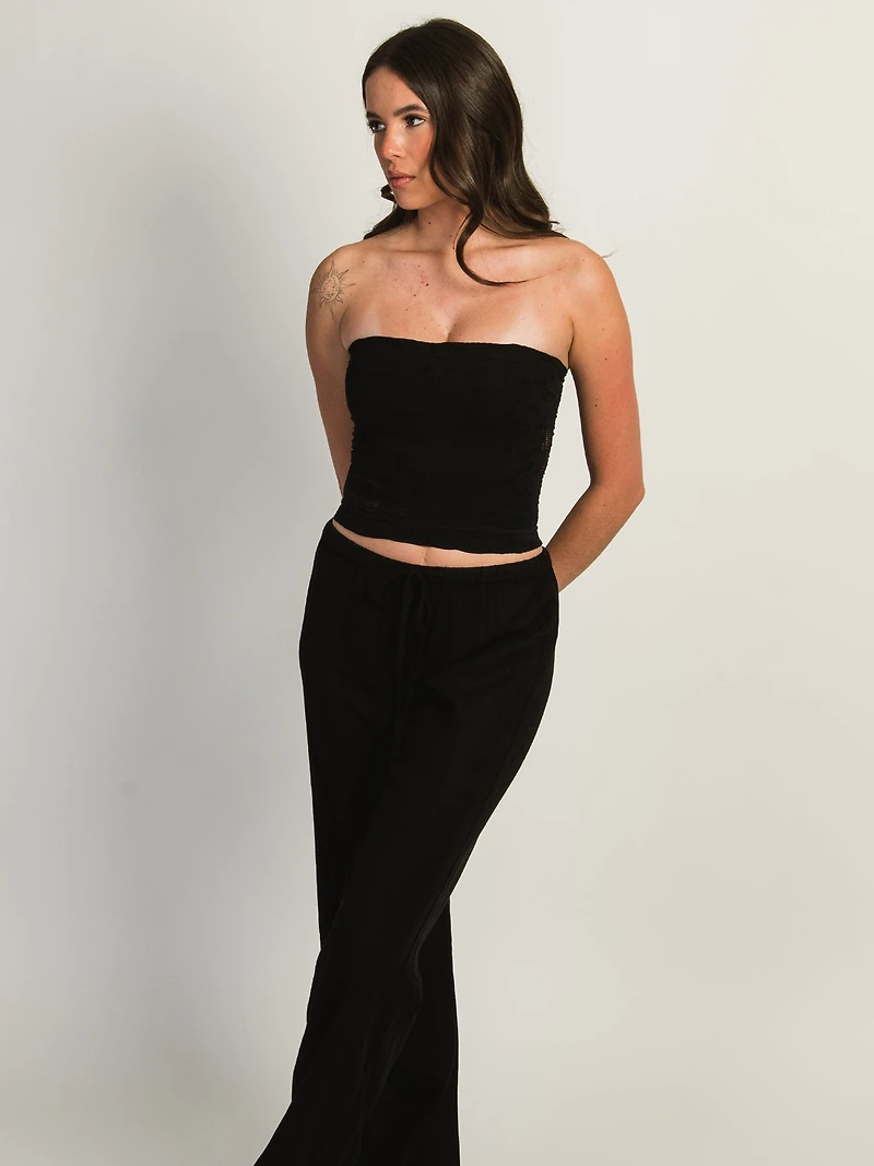 HARLOW SIENNA TUBE TOP - BLACK