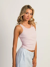 HARLOW KYLIE TANK - LIGHT PINK