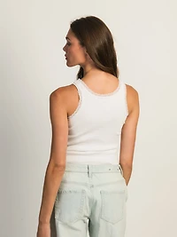 HARLOW KYLIE TANK - WHITE