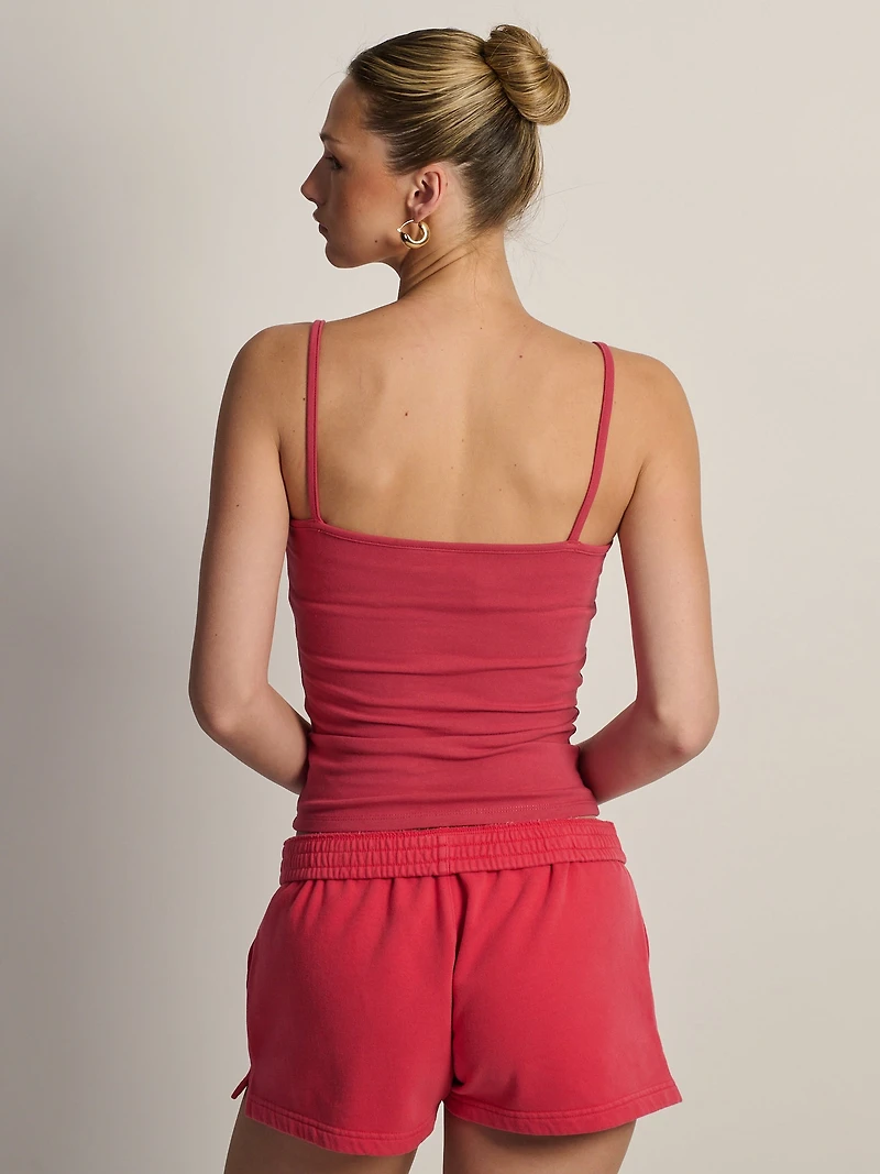 HARLOW GIA TANK - WASHD RED