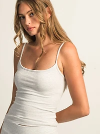 HARLOW GIA MELANGE TANK TOP - CLOUD