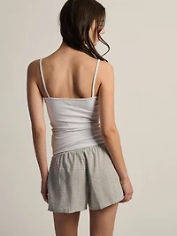 HARLOW GIA MELANGE TANK TOP - CLOUD