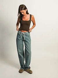HARLOW ESSENTIAL LUXE TANK TOP - CHOCOLATE