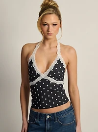 HARLOW SALOME TOP - NOIR