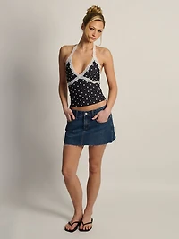 HARLOW SALOME TOP - NOIR