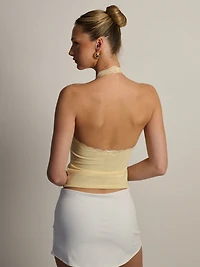 HARLOW SALOME TOP - YELLOW