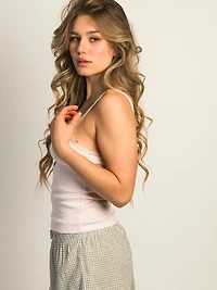 HARLOW LENI TANK TOP - BABY PINK