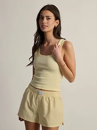 DÉBARDEUR À COL ROULÉ HARLOW ESSENTIAL - JAUNE